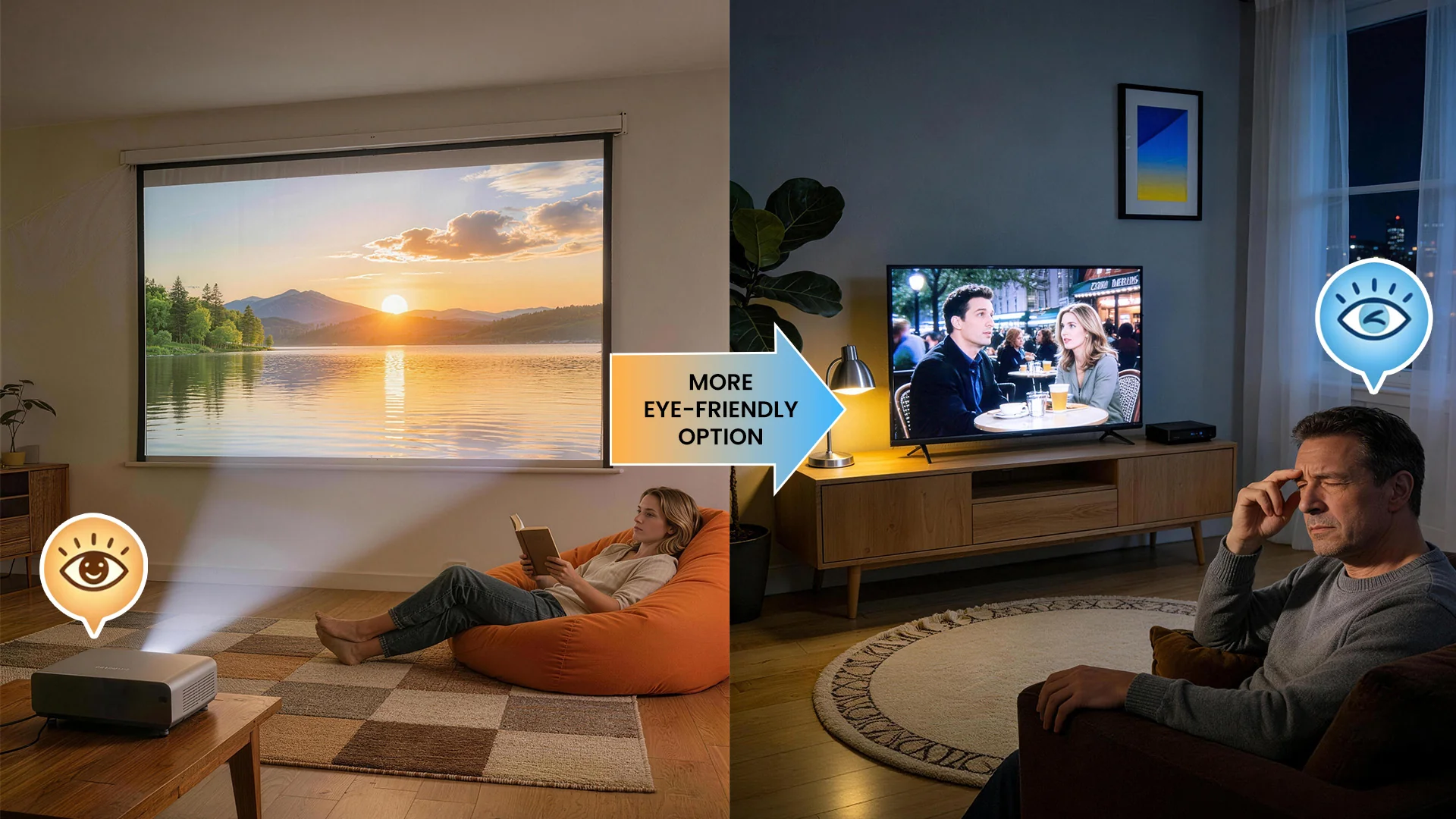 Projektor „przyjazny dla oczu” w 2026: co ma znaczenie i dlaczeto warto wybrać Dangbei