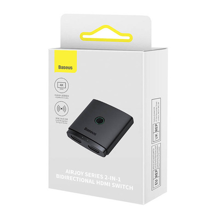 Baseus 2in1 HDMI adapter (black)