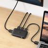Przełącznik Switch UGREEN CM332 3w1 HDMI 1.4 4K 30 Hz (czarny)