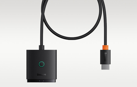 Baseus 2in1 HDMI adapter (black)