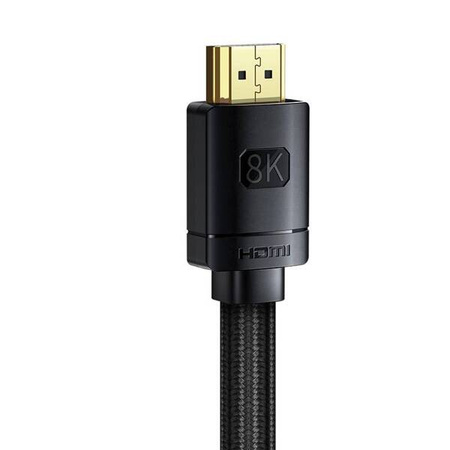 Baseus High Definition Series HDMI 2.1 cable, 8K 60Hz, 3D, HDR, 48Gbps, 3m (black)