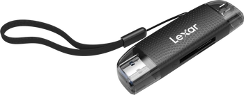 Czytnik idealny do kart Lexar Silver Plus i innych topowych modeli | Złącze USB-C oraz USB-A | Slot microSD oraz SD