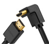 UGREEN HD103 HDMI - HDMI Cable Angled, 4K, 1m (black)
