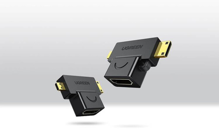 UGREEN 20144 mini/micro HDMI to HDMI adapter (black)