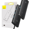 Baseus Lite Series 4in1 Hub USB to 4x USB 3.0 25cm (black)