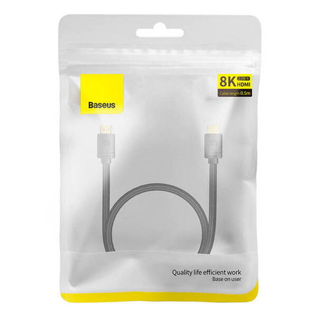 Baseus High Definition HDMI to HDMI Cable 0.5m, 8K (Black)