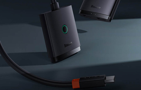 Baseus 2in1 HDMI adapter (black)