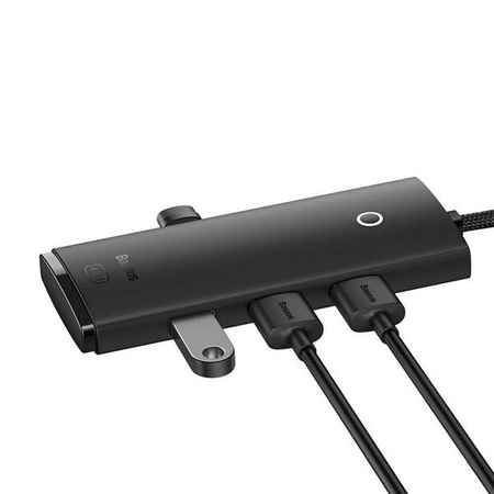 Baseus Lite Series 4in1 Hub USB to 4x USB 3.0 25cm (black)