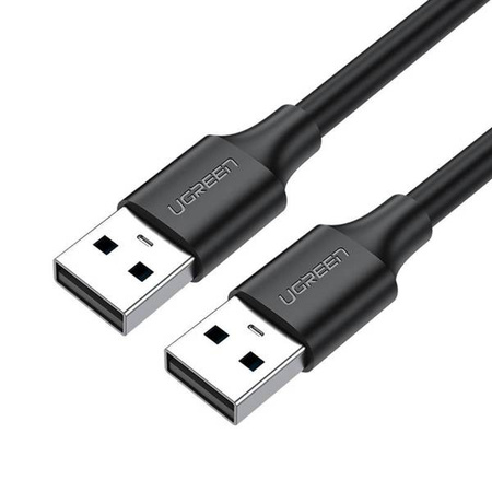 USB 2.0 M-M UGREEN US102 cable, 0.5m (black)