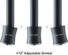 Dangbei ceiling mount for projectors with ±12° angle adjustment and height 10-40 cm