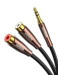 UGREEN AV194 Cable male 3.5mm Jack to 2x female RCA (Cinch) 0.25m