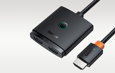 Baseus 2in1 HDMI adapter (black)
