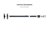 Dangbei ceiling mount for projectors with ±12° angle adjustment and height 10-40 cm