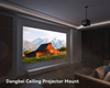 Dangbei ceiling mount for projectors with ±12° angle adjustment and height 10-40 cm