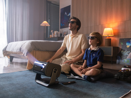 Dangbei MP1 Max | hybrydowy projektor laserowo-LED 4K UHD z Google TV