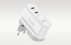 Ładowarka 2xUSB-C Budi 65W (biała)