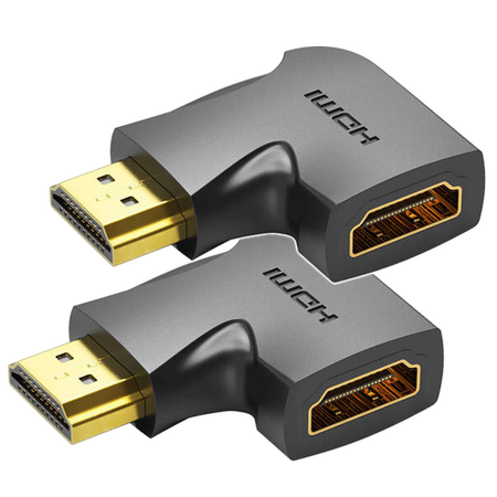 Adapter kątowy HDMI Vention AIOB0-2, 4K 60Hz (czarny) 2 szt.