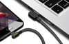 Mcdodo CA-5282 LED angled USB to USB-C cable, 1.8m (black)