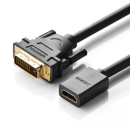 DVI to HDMI adapter UGREEN 20118, 15cm (black)
