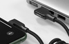 USB to Lightning cable, Mcdodo CA-7300, angled, 1.8m (black)
