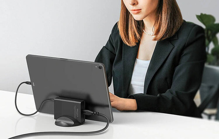 Blitzwolf BW-S25 | 75W wall charger, 3x USB + 3x USB-C (black)