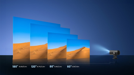 Dangbei Freedo | Przenośny inteligentny projektor z PowerBankiem