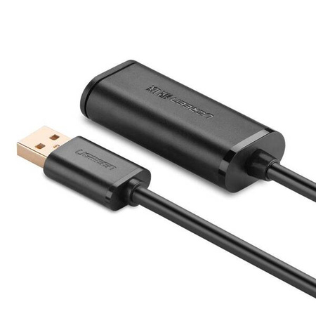 UGREEN US121 USB 2.0 extension cable, active, 15m (black)