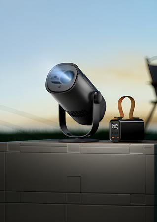 Dangbei Freedo | Przenośny inteligentny projektor z PowerBankiem