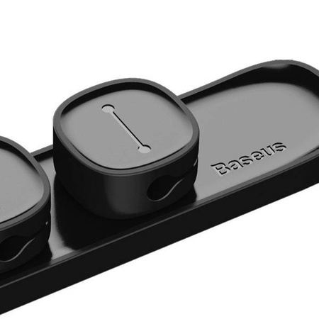 Baseus Peas cable organizer, magnetic (black)